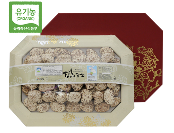 기쁨농원 유기농 장흥표고 백화고(특) 선물세트 450g,표고버섯선물세트